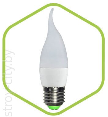 Лампа светодиодная LED-СВЕЧА на ветру-standard 3,5W 220V 320lm 3000K E27