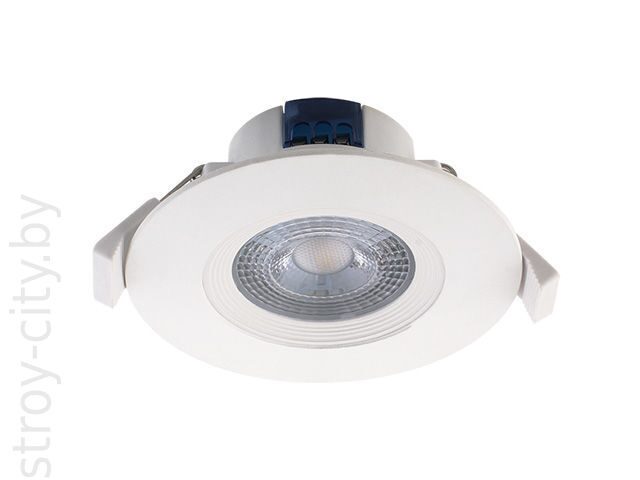 Светильник светодиодный встраиваемый 7 Вт PSP-RF 9039 4000К, IP40, 160-240В (белый круг) JAZZWAY (490Лм, нейтральный белый свет)