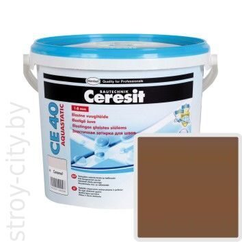 Эластичная фуга Ceresit CE40 aquastatic "шоколад" 5кг