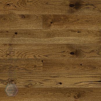 Паркетная доска "PICCOLO" Дуб NUGAT (матовый лак, тонировка WALNUT, микрофаска) однополосная, р-р 130х1465*14 мм.