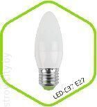 Лампа светодиодная LED-СВЕЧА-standard 7,5W 220V 600lm 4000K E27