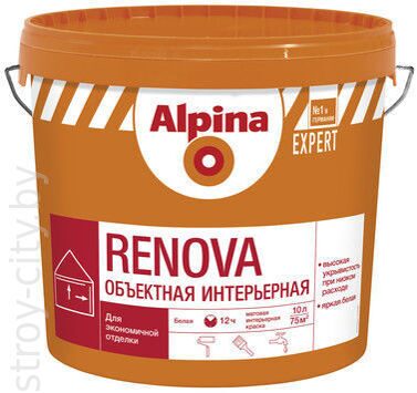 Матовая акриловая краска Alpina EXPERT Renova, 10л