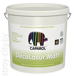 Матовая лессирующая краска Capadecor DecoLasur Matt, 5л